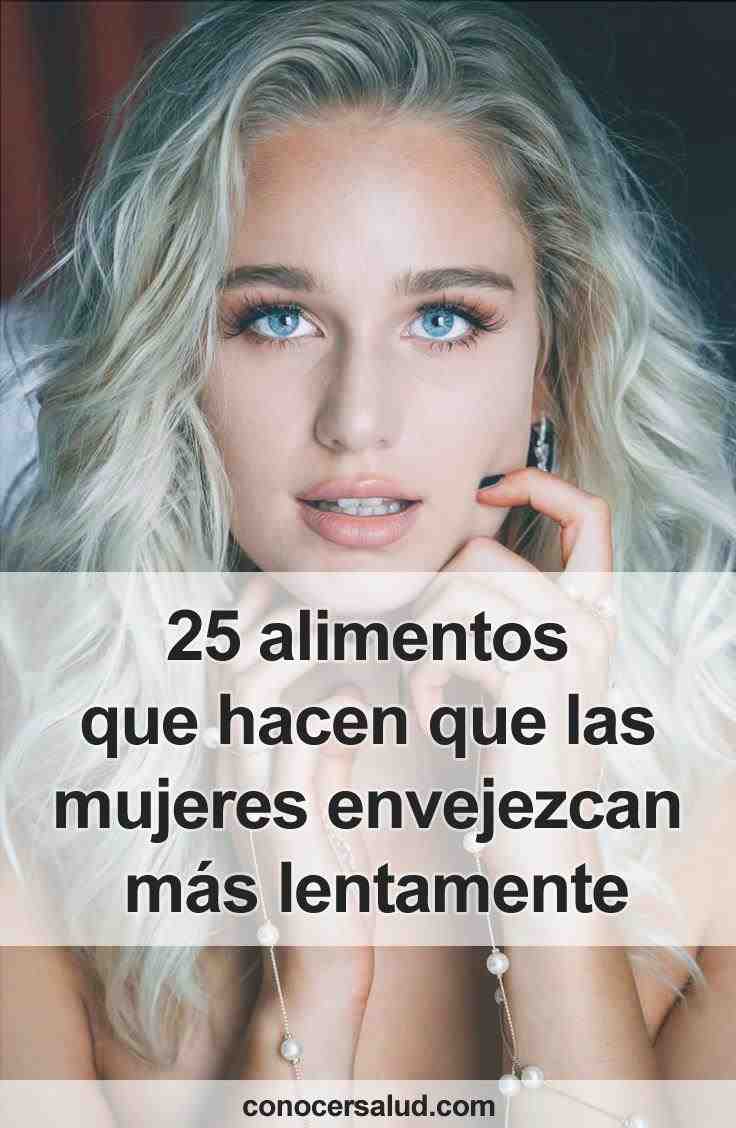 25 alimentos que fazem com que as mulheres envejezcan mais lentamente