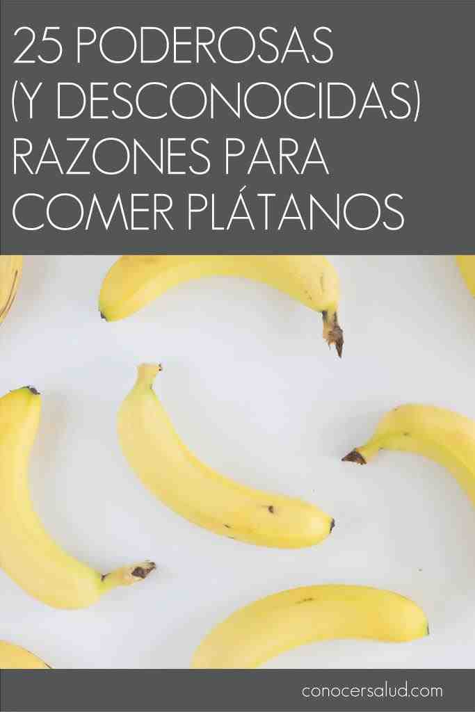 beneficios platanos pinterest
