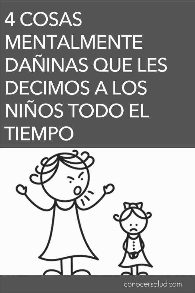 cosas daninas decir ninos pinterest