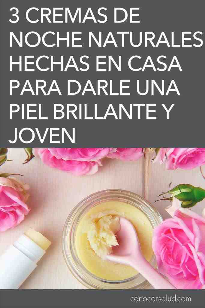 cremas noche piel caseras pinterest