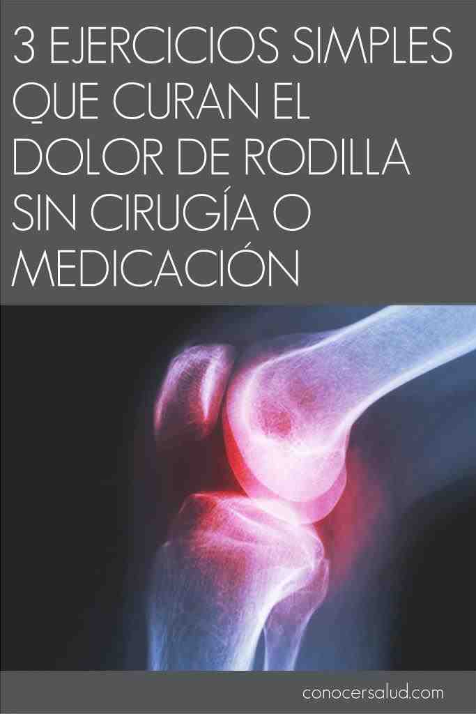 ejercicios dolor rodilla pinterest