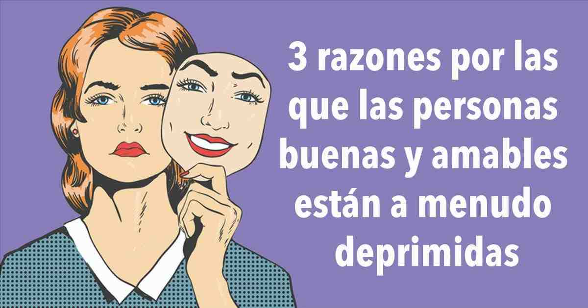 personas amables deprimidas