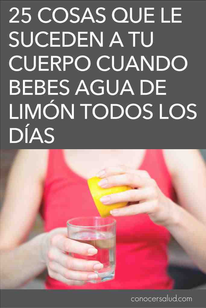 propiedades agua limon pinterest