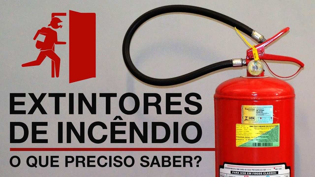 Extintores de Incêndio, o que o Bombeiro Civil precisa saber?
